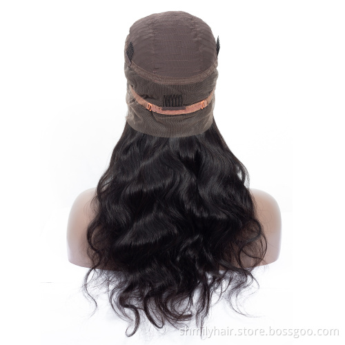 Body Wave Raw Brazilian Virgin Human Hair 360 Transparent Lace Frontal Wig Hd Full Lace Front Wig Human Hair For Black Women